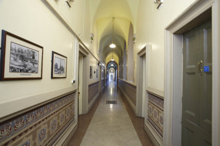 Tiled Corridor at City Hall, Bradford