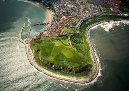 Scarborough, aerial view. Credit: Roger Keech