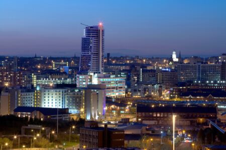 Leeds City Centre Skyline